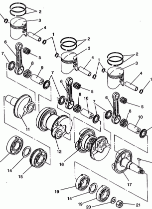 PISTON and CRANKSHAFT Storm E940782 and Storm SKS E940582 (49274427440034)