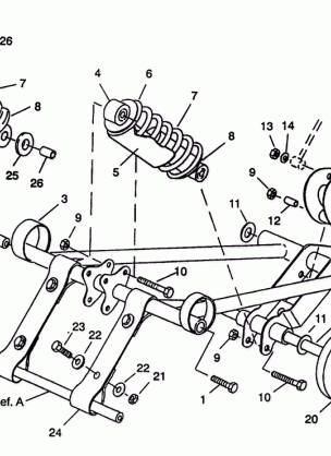 FRONT TORQUE ARM ASSEMBLY XLT E940767   XLT SP E940667 &  XLT SKS E940567 (49274227420021)