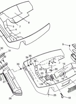 NOSEPAN ASSEMBLY SUPER SPORT E940743 (4927372737004A)