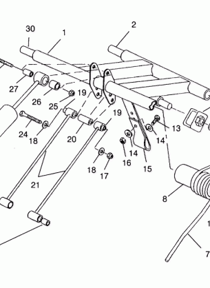 REAR TORQUE ARM ASSEMBLY SUPER SPORT E940743 (4927372737020A)