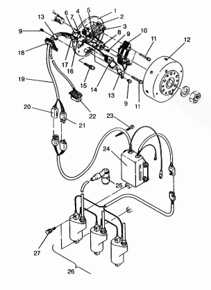 MAGNETO ASSEMBLY RXL TOURING E940869 (49274327430040)