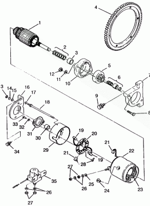 STARTING MOTOR RXL TOURING E940869 (49274327430044)