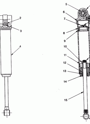 FOX SHOCK GAS - REAR RXL TOURING E940869 (49274327430033)