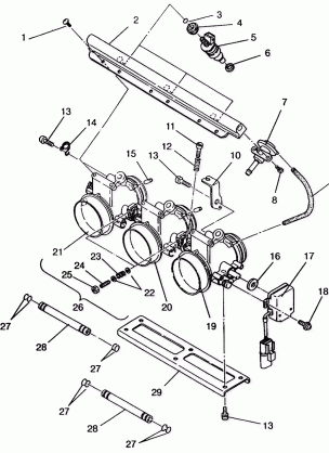 THROTTLE ASSEMBLY RXL TOURING E940869 (49274327430042)