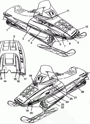 HOOD - DECALS RXL TOURING E940869 (49274327430009)