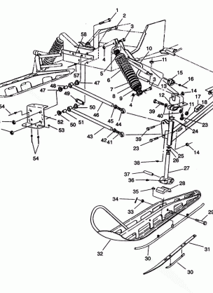 FRONT SUSPENSION and SKI 440 E942760 and 440 SKS E942560 (49273927390011)