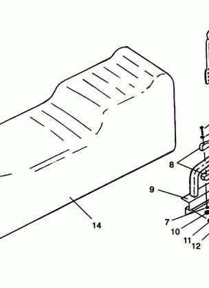 BACKREST ASSEMBLY 500 EFI SKS E942574 (49274127410004)