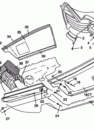 NOSEPAN ASSEMBLY 500 EFI E942774 and  EFI SKS E942574 (49274127410005)
