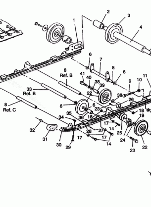 SUSPENSION ASSEMBLY 500 EFI E942774 (49274127410021)