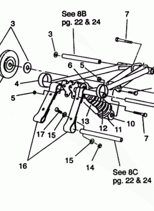 FRONT TORQUE ARM ASSEMBLY 500 EFI 0942774 and  EFI SKS 0942574 (49274127410025)