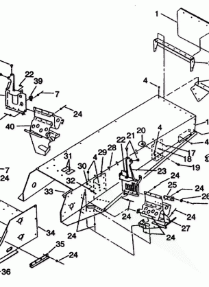 TUNNEL ASSEMBLY 500 EFI E942774 and  EFI SKS E942574 (49274127410001)