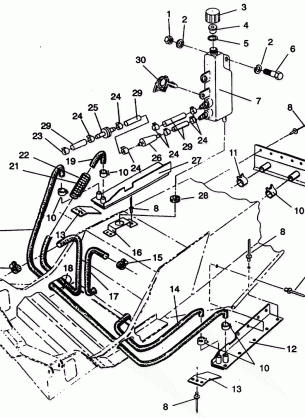 COOLING SYSTEM 500 EFI E942774 and  EFI SKS E942574 (49274127410017)