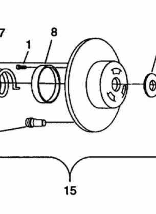 DRIVEN CLUTCH ASSEMBLY 500 EFI 0942774 and  EFI SKS 0942574 (49274127410028)