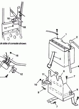 BATTERY BOX 500 EFI 0942774 and  EFI SKS 0942574 (49274127410032)