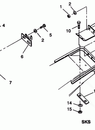 HITCH ASSEMBLY 500 EFI E942774 and  EFI SKS E942574 (49274127410002)