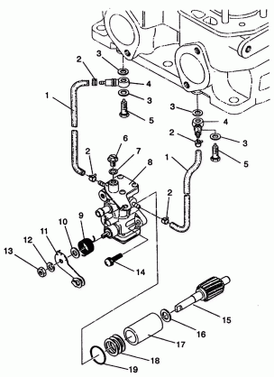 OIL PUMP ASSEMBLY CLASSIC E942865 and  CLASSIC TOURING E942875 (49274027400047)