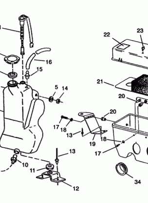 OIL TANK  /  AIR BOX ASSEMBLY CLASSIC E942865 (49274027400035)