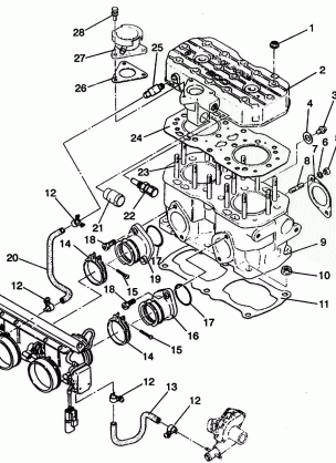 CYLINDER ASSEMBLY CLASSIC TOURING E942875 (49274027400040)