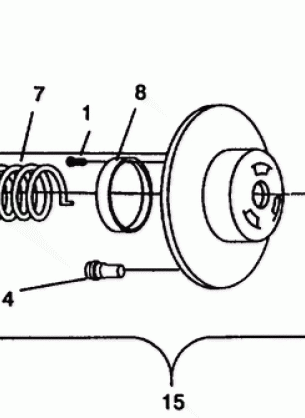 DRIVEN CLUTCH CLASSIC E942865 and  CLASSIC TOURING E942875 (49274027400030)