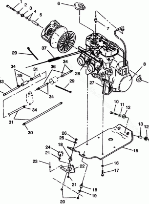 ENGINE MOUNTING CLASSIC TOURING E942875 (49274027400032)