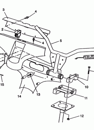 STEERING - HANDLEBAR ASSEMBLY CLASSIC E942865 and  CLASSIC TOURING E942875 (49274027400015)