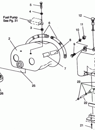 OIL TANK  /  AIR BOX ASSEMBLY LITE GT E943133 (49273527350024)