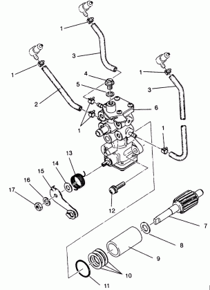 OIL PUMP ASSEMBLY XLT 0940767 XLT SP 0940667 & XLT SKS 0940567 (4925022502040A)