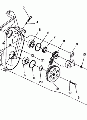 CHAINCASE ASSEMBLY XLT 0940767 XLT SP 0940667 & XLT SKS 0940567 (4925022502017A)