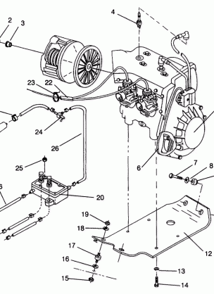 ENGINE MOUNTING SUPER SPORT 0940743 (4927742774024A)