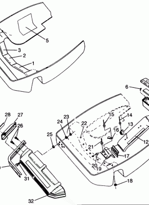 NOSEPAN ASSEMBLY XLT 0940767 XLT SP 0940667 & XLT SKS 0940567 (4925022502006A)