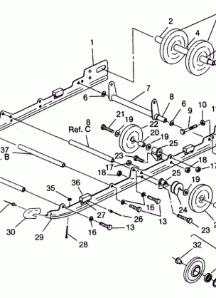 SUSPENSION ASSEMBLY XLT SP 0940667 (4925022502021A)