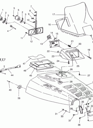 HOOD ASSEMBLY XLT 0940767 XLT SP 0940667 & XLT SKS 0940567 (4925022502007A)