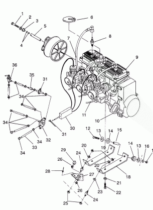 ENGINE MOUNTING XLT / 0930767XLT SP / 0930667 &  XLT SKS / 0930567 (4923012301028A)