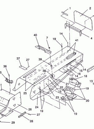 TUNNEL ASSEMBLY 440 XCR  /  0931760 (4923022302001A)