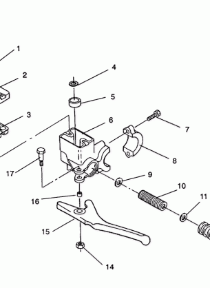 MASTER CYLINDER ASSEMBLY Storm / 0932770 and Storm SKS / 0932570 (4923032303010A)