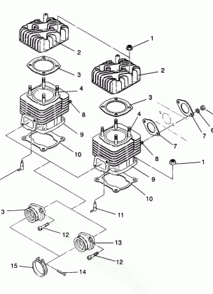 CYLINDER ASSEMBLY LITE GT / 0933133 (4923232323029A)