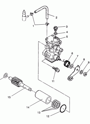 OIL PUMP ASSEMBLY STARLITE GT  /  0933127 (4923232323035A)