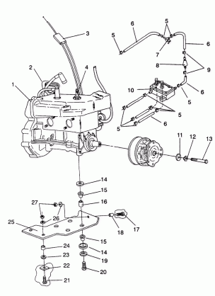 ENGINE MOUNTING LITE GT  /  0933133 (4923232323021A)