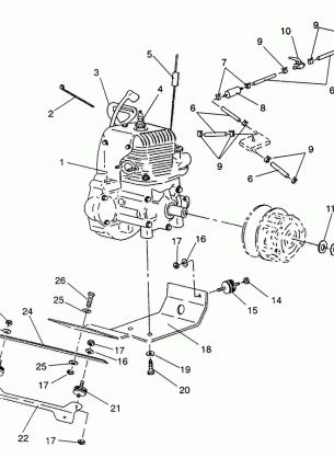 ENGINE MOUNTING STARLITE GT  /  0933127 (4923232323022A)