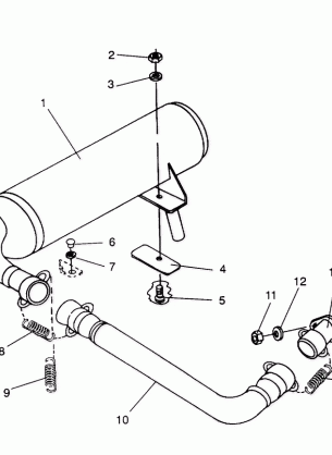 EXHAUST SYSTEM STARLITE GT / 0933127 (4923232323024A)