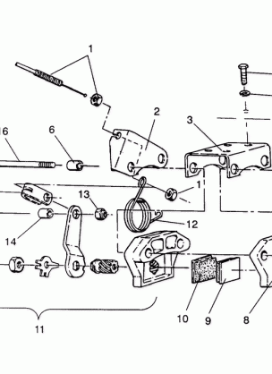 BRAKE ASSEMBLY LITE GT / 0933133 and  STARLITE GT / 0933127 (4923232323013A)