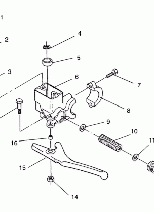 MASTER CYLINDER ASSEMBLY SPORT  /  0930443 (4922942294010A)