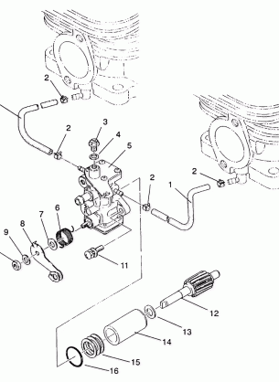 OIL PUMP ASSEMBLY SPORT  /  0930443 (4922942294031A)