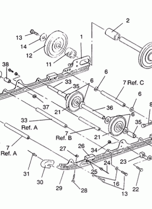 SUSPENSION ASSEMBLY SPORT  /  0930443 (4922942294018A)