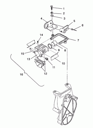 BRAKE ASSEMBLY SPORT  /  0930443 (4922942294015A)