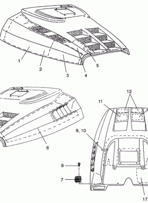 HOOD - FOAM / FOIL SPORT  /  0930443 (4922942294008A)