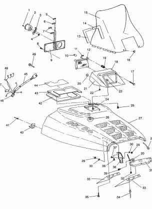 HOOD ASSEMBLY SPORT  /  0930443 (4922942294005A)