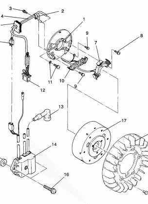 MAGNETO ASSEMBLY SPORT  /  0930443 (4922942294032A)