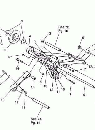 FRONT TORQUE ARM ASSEMBLY LITE / 0933433STARLITE / 0933427 and  LITE DELUXE / 09 (4922972297017A)