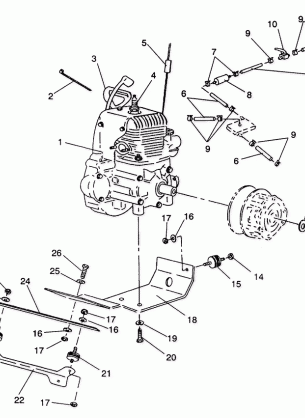 ENGINE MOUNTING STARLITE / 0933427 (4922972297022A)